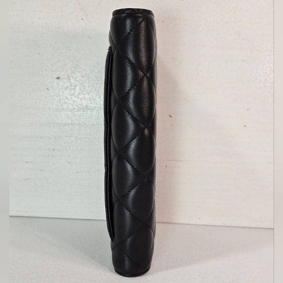 Chanel Classic CC Trifold Quilted Black Lambskin Flap Wallet - Picture 6 of 15